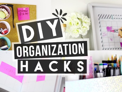 DIY Back to School Organization Hacks!