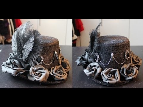 DIY: Decorating a (top) hat for lolita. kodona. ouji. aristocrat (tutorial)