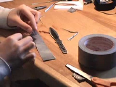 DIY Duct Tape Knife Sheath