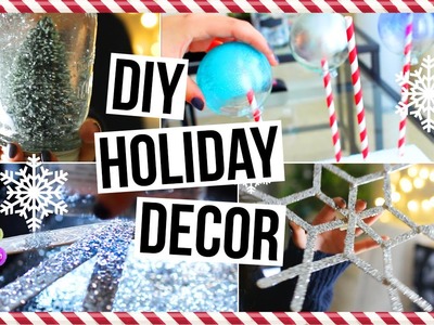 DIY Tumblr Holiday Room Decor! Easy & Cheap Decorations for Your Room! + GIVEAWAY