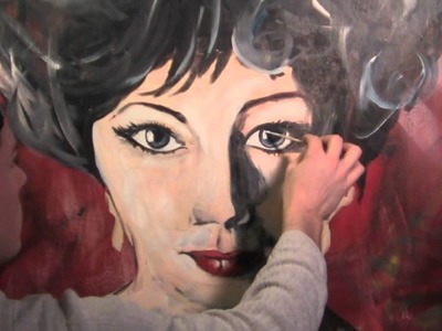 Elizabeth Taylor Painting by Barry Belcher