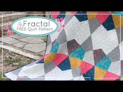 Fractal Free Quilt Pattern for Art Gallery Fabrics and Fat Quarter Shop - AGF Stitched
