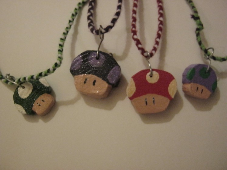 Hand Carved Mario Mushroom Necklaces Guide Review