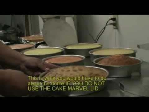 How to bake a perfect flat top level cake with the Cake Marvel Cake Pan Lid