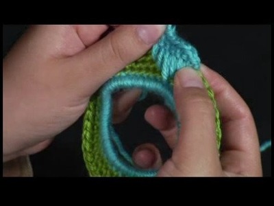 How to Crochet a Scrunchie : How to Crochet Flame Detail Part 2: Hair Scrunchie Pattern