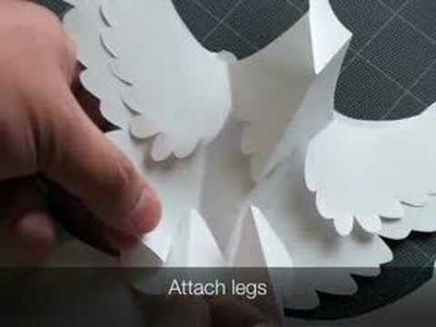 How to Make a Kirigami Dancing Crane Pop-up Card