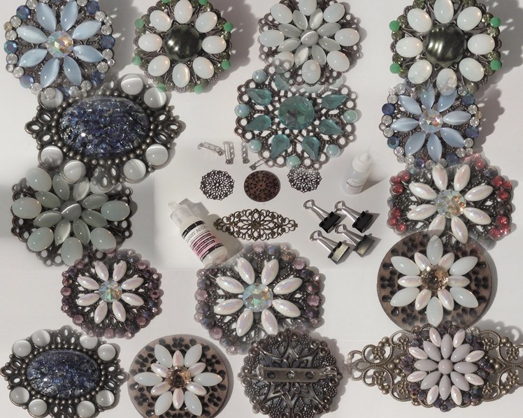 How to make Brooches & Embellishments using Crystal Glass Gems