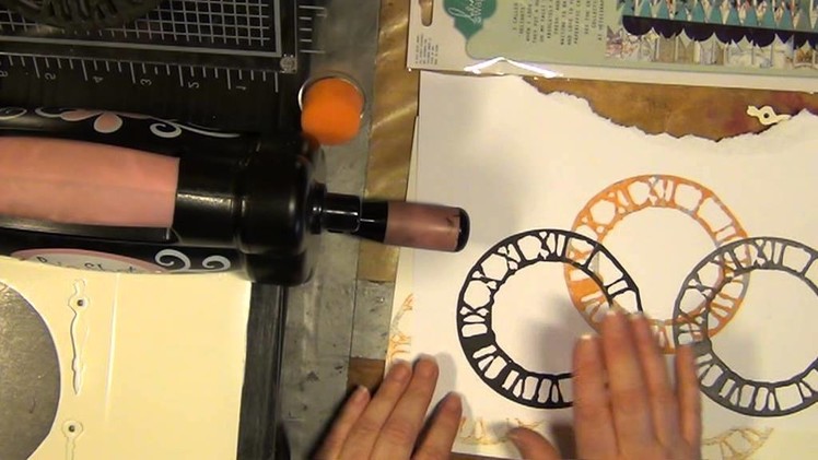 HOW TO MAKE STAMPS OUT OF THICK FUNKY FOAM WITH SIZZIX.TIM HOLTZ DIES
