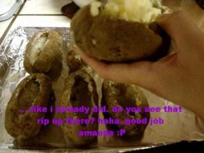 How to make twice baked potatoes
