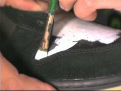 How to Paint & Decorate Sneakers : Applying the First Layer of Paint: Custom Sneakers