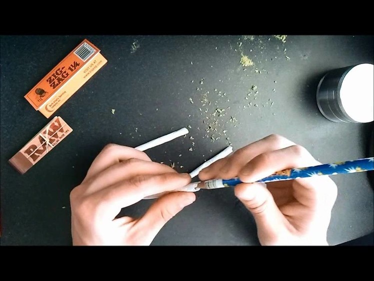 How to roll a braided joint
