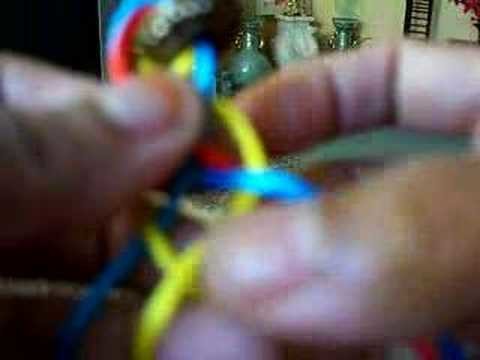 Knot : 6 strand diamond braid knot