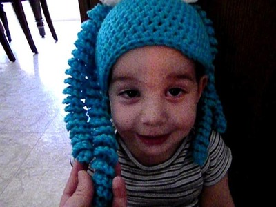 Loopsy Curls hat by Milobaby Creations and Designs