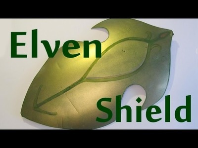 Make a curved Elven Shield from Lord of the Rings