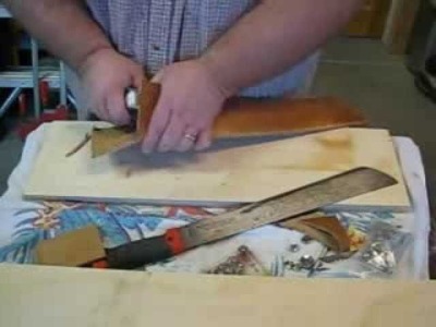 Making a Machete Sheath