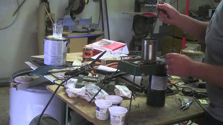 Making up new batch of Graphite Wax