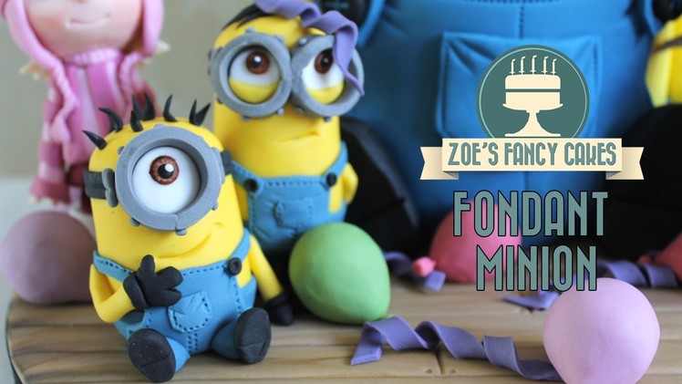 Minions: How to make a minion model using gum paste or fimo despicable me minions