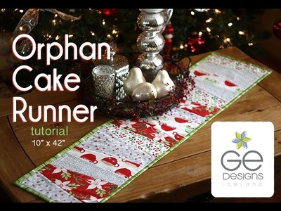 Orphan Cake Runner tutorial by Gudrun Erla from GE Designs