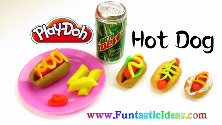 Play Doh Hot Dog Fast Food- How to by Funtastic Ideas