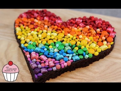 RAINBOW Chocolate Brownies - The BEST Chocolate Brownie Recipe EVER | My Cupcake Addiction
