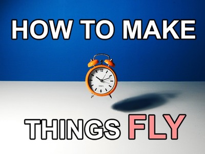 Stop Motion Tutorial. How to make things FLY!