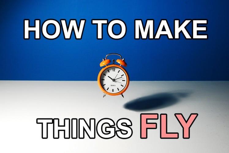 Stop Motion Tutorial. How to make things FLY!