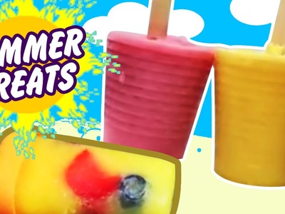 Summer Treats : Healthy Homemade Popsicles | Easy DIY Popsicle Recipe | Fruit Popsicle