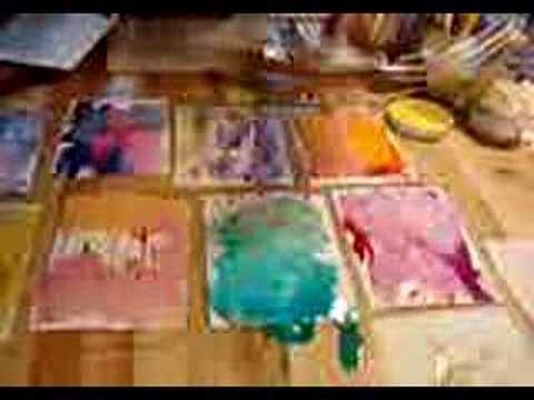 Teaching water color tricks and techniques