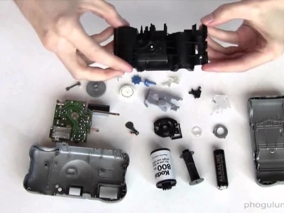 What's inside a disposable camera