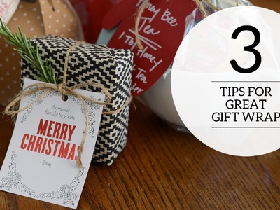 3 Tips for Creative Gift Wrap