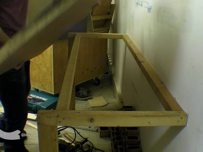 Build. Install Workbench. Table Fixed To Masonry Wall