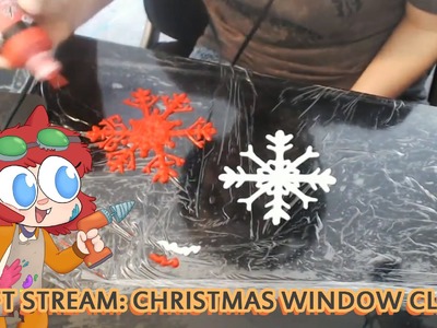 CHRISTMAS WINDOW CLINGS!! [Swords & Stitches Stream]