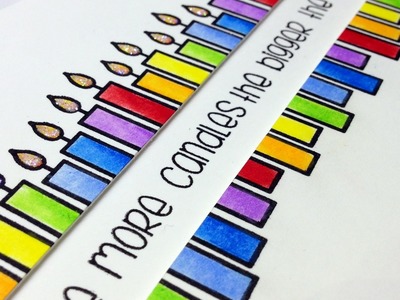 Clean and Simple Birthday card with The Alley Way Stamps