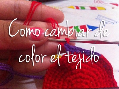 Como cambiar de color el tejido