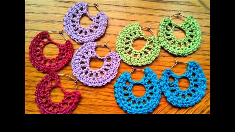 Crochet earrings free patterns