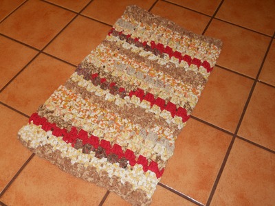 Crocheted Rag Rug Bumpy Country Road Part 2