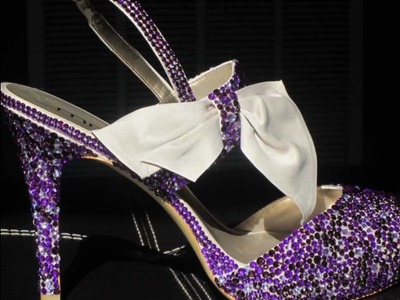 Custom Bedazzled Bridal Party Shoes: 2 of 4