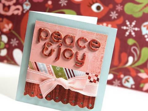 Day 22 - Holiday Card Series - Peace & Joy