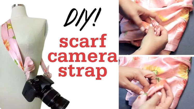 DIY Camera Strap Scarf!