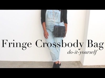 {DIY} Fringe Crossbody Bag