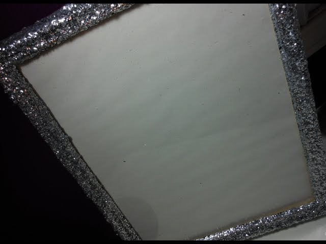 DIY: Glitter Frame ♡ Theeasydiy #RoomDecor