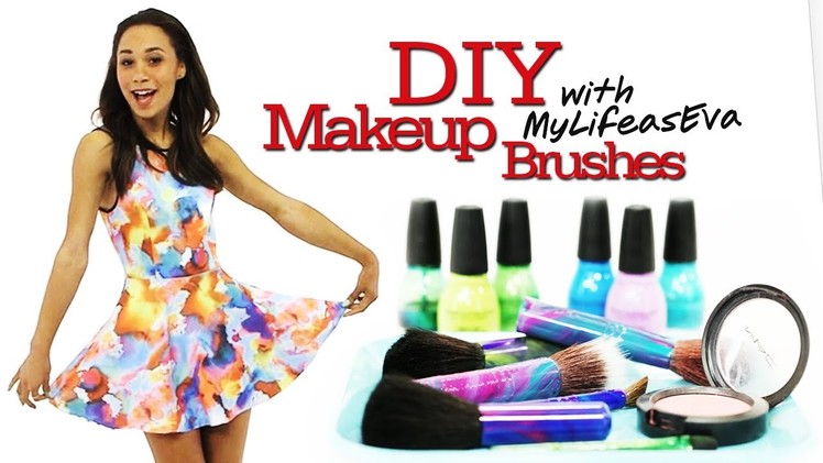 DIY Personalized Makeup Brushes with MyLifeAsEva #17Daily