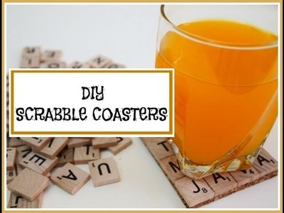 DIY Scrabble Coasters