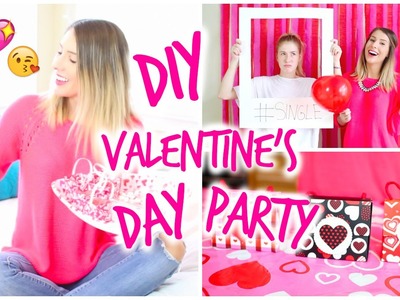 DIY Valentine's Day Party | Photo Booth, Treats & Gift Bags!