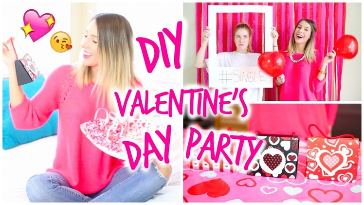DIY Valentine's Day Party | Photo Booth, Treats & Gift Bags!