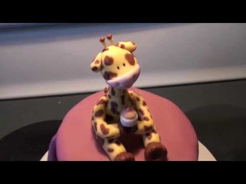 Fondant Giraffe Cake