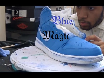 Full Custom Jordan 1 (Blue Magic)