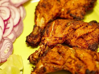 Grilled Tandoori chicken (Indian style)