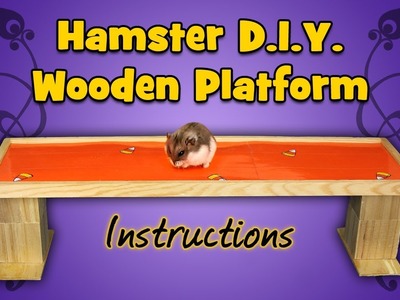 Hamster D.I.Y. Wooden Platform (Instructions)