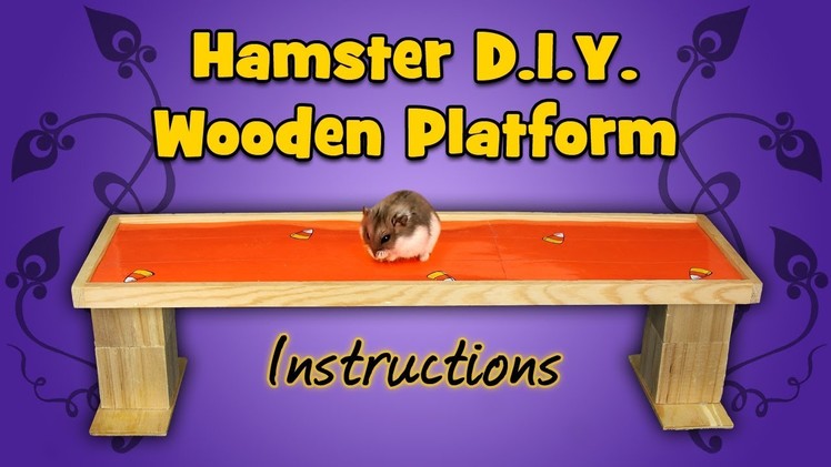 Hamster D.I.Y. Wooden Platform (Instructions)